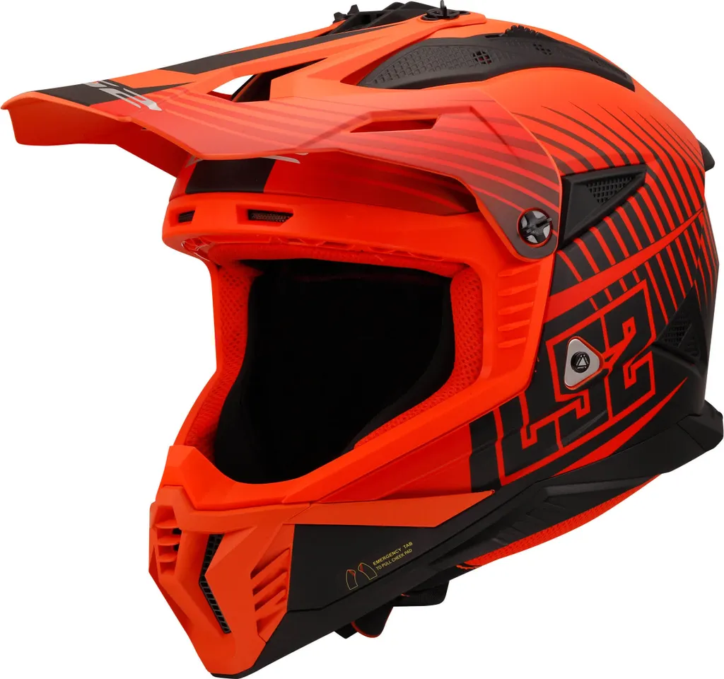 Casque motocross anti-transpiration LS2 MX708 Fast II XL