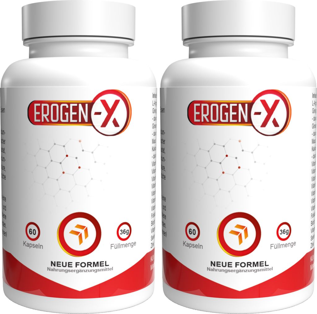 Erogen X - 120 Gélules (2x 60 Gélules), Paquet de 2 Image du produit 
