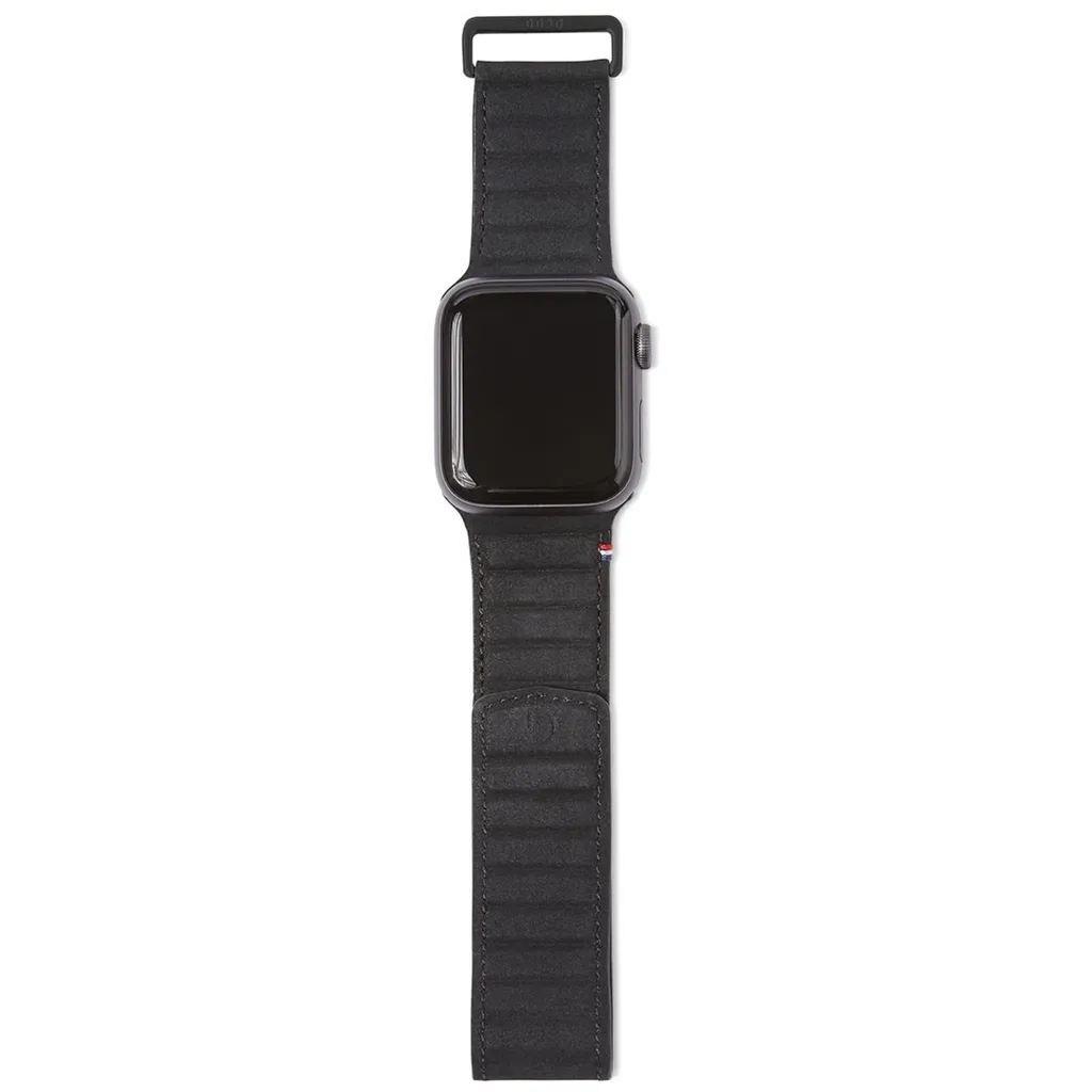 DECODED Traction Strap | Cinturino magnetico per Apple Watch 6 / SE / 5 / 4 (40 mm) - 3 / 2 / 1 (38 mm) (Nero)