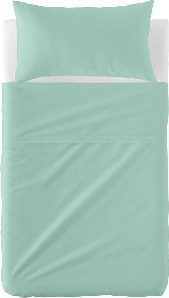 Basic Oberlaken set kinderbett 2 teiliges Minze 120x180 cm (Kinderbett) 100% Baumwolle Hergestellt in Europa