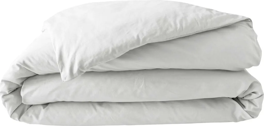 Housse de couette Douceur d'Intérieur Percale de Coton 260x240 cm Blanc - 6