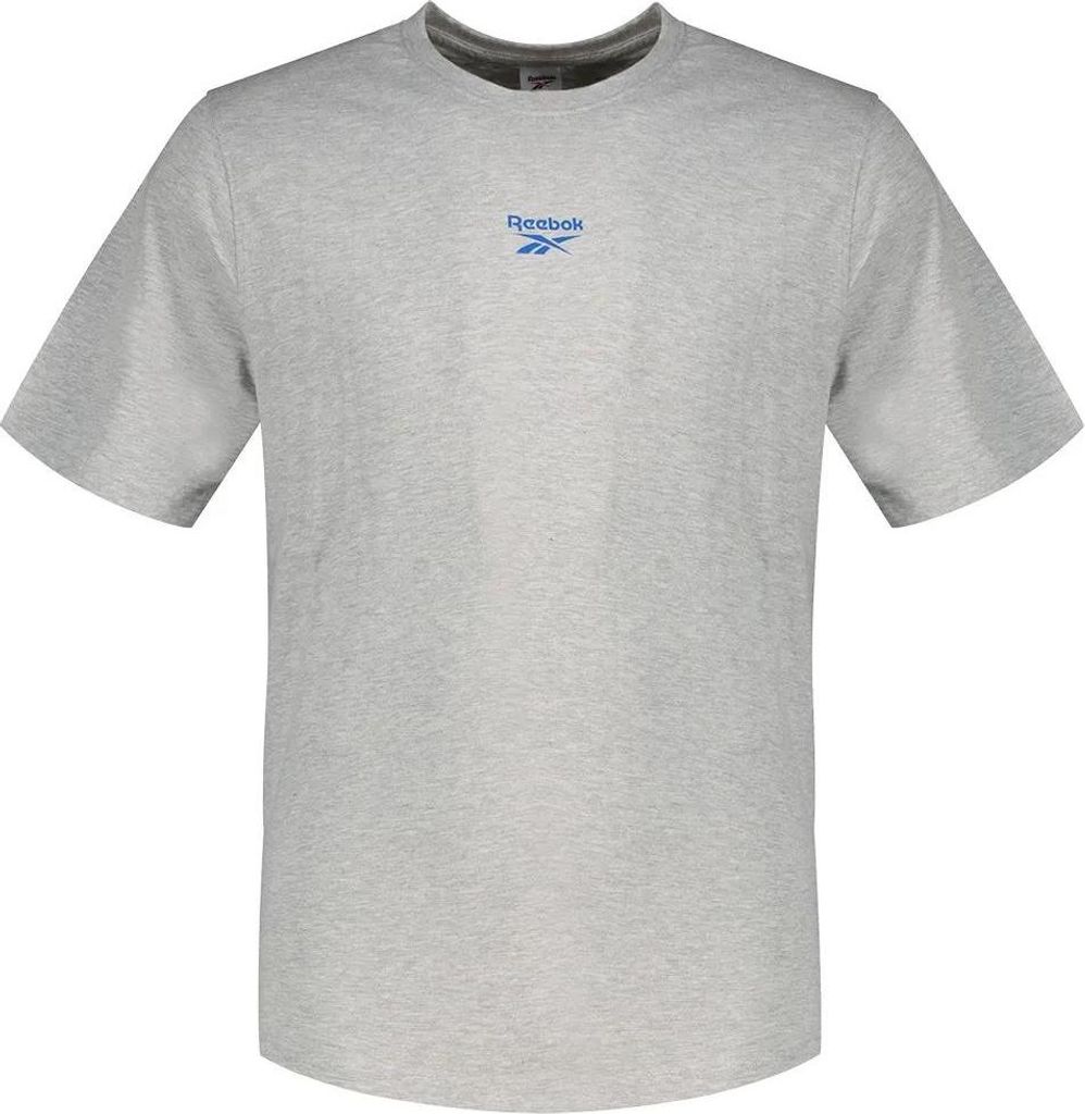 Reebok Classics Mitcham Frnt Bk Logo Kurzarm-t-shirt Grau L Herren Grau L