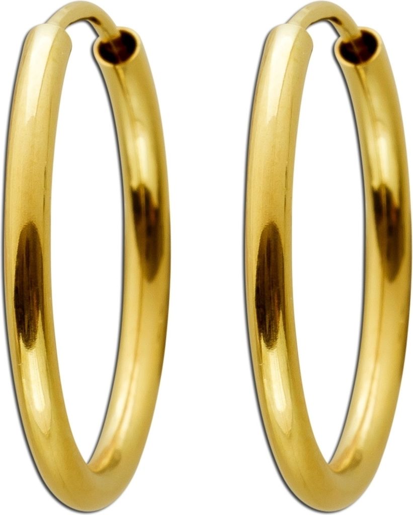 Creolen Gelbgold 333 8 Karat 20mm flexibel Produktbild 