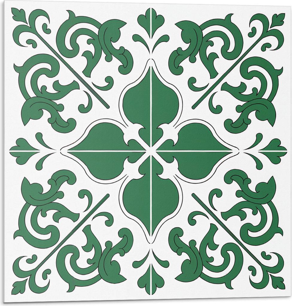 Pflanzenmuster Mit Ornamenten – Selbstklebend – Wandverkleidung – Wandpaneel – Wanddeko – Dekorative Wandpaneele – 3D Wandpaneele – W...
