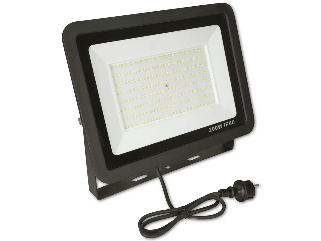 Éclairage de Façade LED Eurolite IP65 Projecteur SMD 200W Blanc Froid