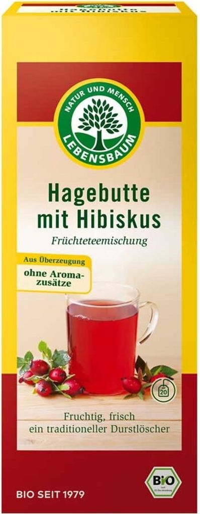 Lebensbaum 5140, Früchtetee, 50 g, Hibiskus, Hagebutte, 20 Produktbild 