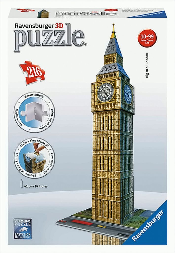 Puzzle 3D 224 éléments. Big Ben Image du produit 