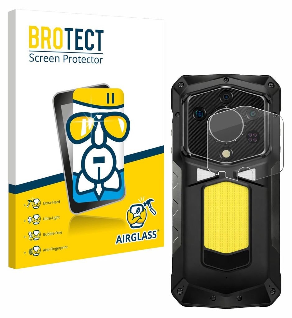 BROTECT Schutzglas für Ulefone Armor 29 Ultra (NUR Kameraschutz) Schutzfolie Panzer Folie Glas Display Schutz klar