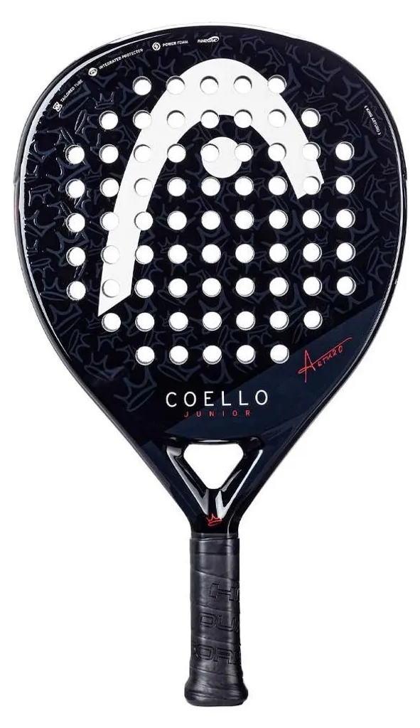 Head Coello Junior 25 - Raquette de Padel Légère et Puissante avec Graphite