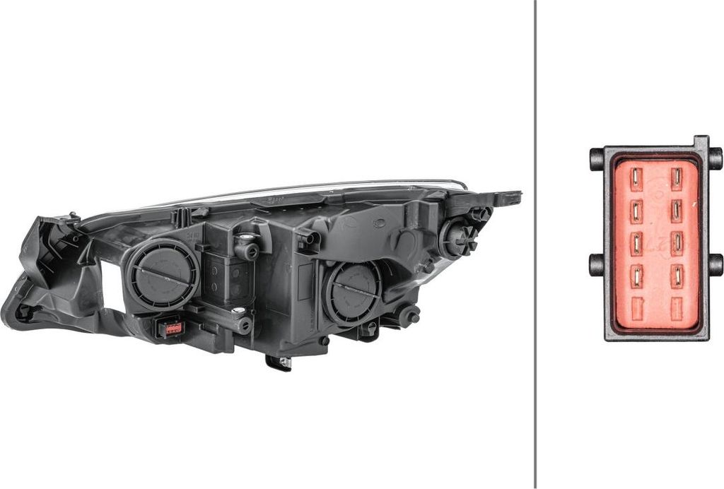 Hella Scheinwerfer rechts für Opel Astra J bis 7/2012