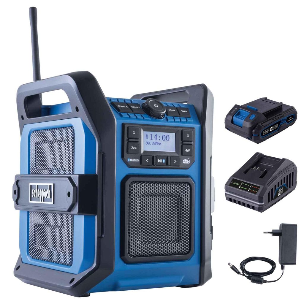 Scheppach Akku Baustellenradio C-DAB30-X - 20V | Produktbild 