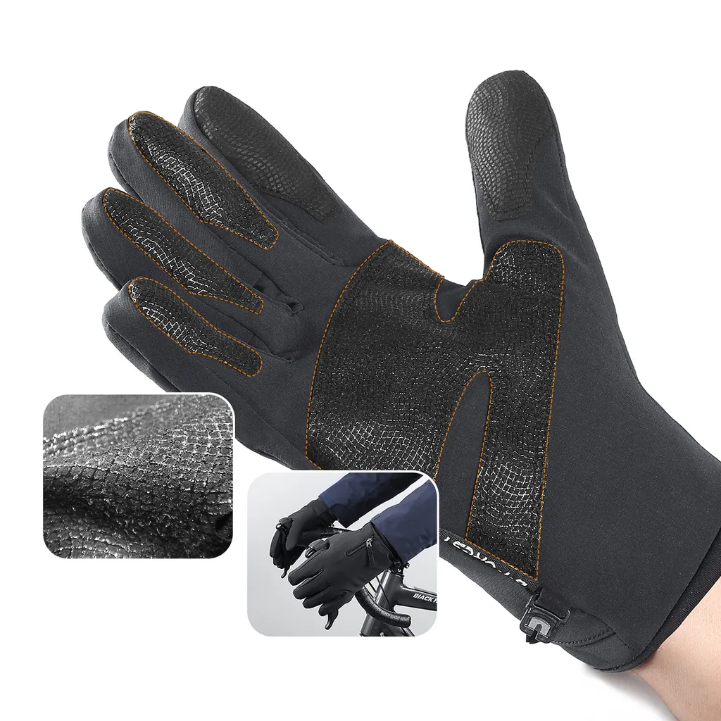 Guanti Sportivi Invernali S Nero Antiscivolo Touchscreen | Shop Online