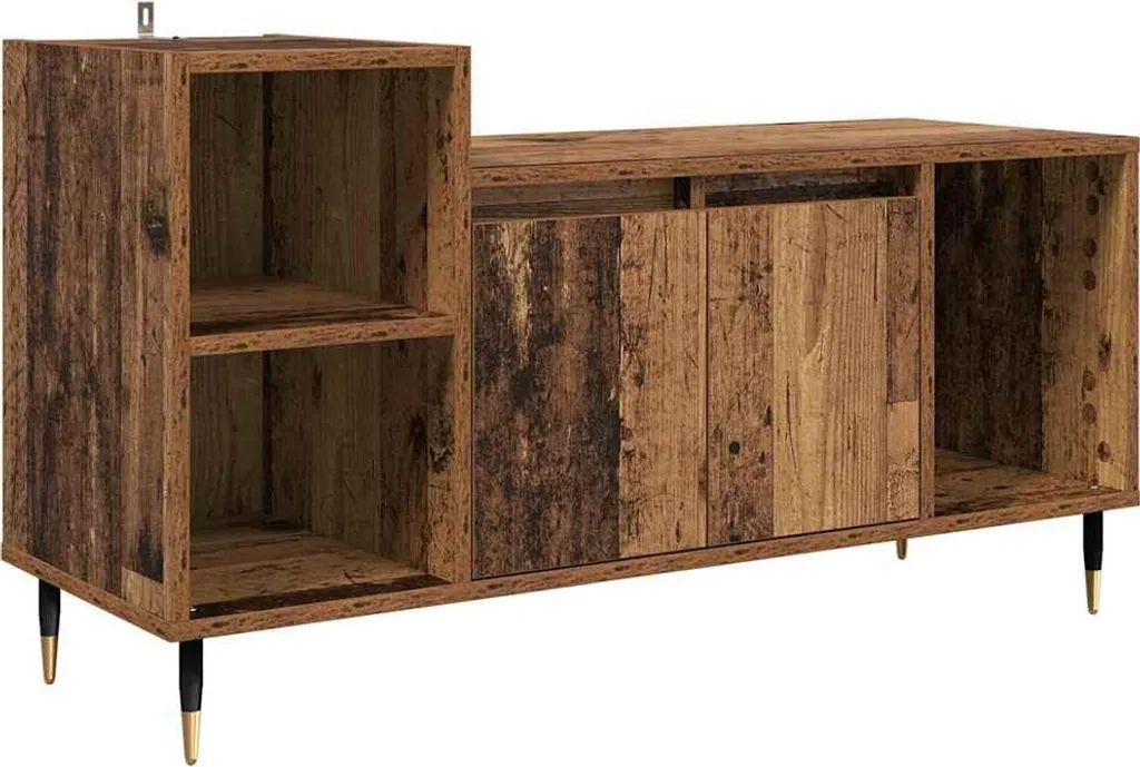 SYFAX™ Mobile TV Legno vecchio 100 x 35 x 55 cm Legno multistrato