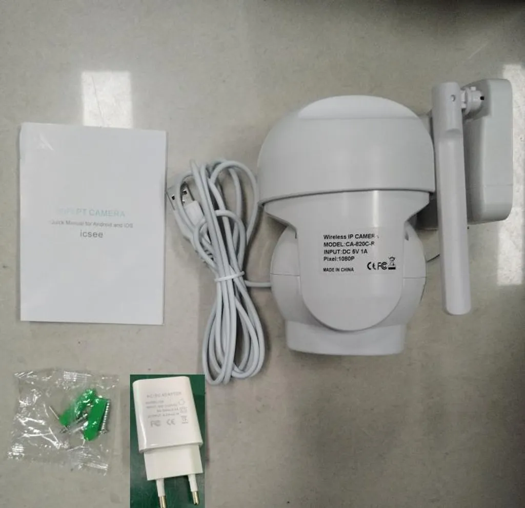 Surveillance maison et bureau WiFi caméra étanche pour intérieur extérieur