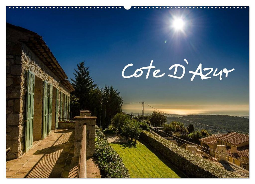Cote D`Azur (Wandkalender 2027 DIN A2 quer), CALVENDO Monatskalender