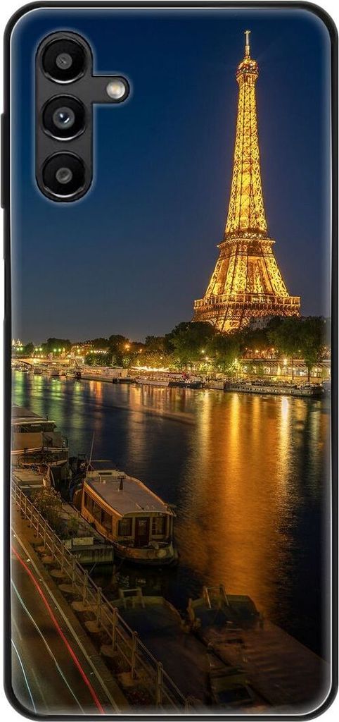 König Design Hülle kompatibel mit Samsung Galaxy A13 5G Kunststoff Soft Handyhülle - Handy Case Eifelturm