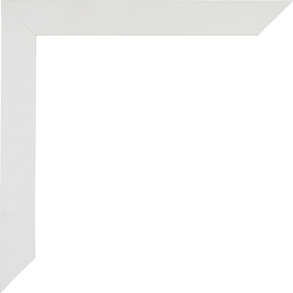 Bilderrahmen, 68x98 cm, Weiß Matt, MDF, Mura