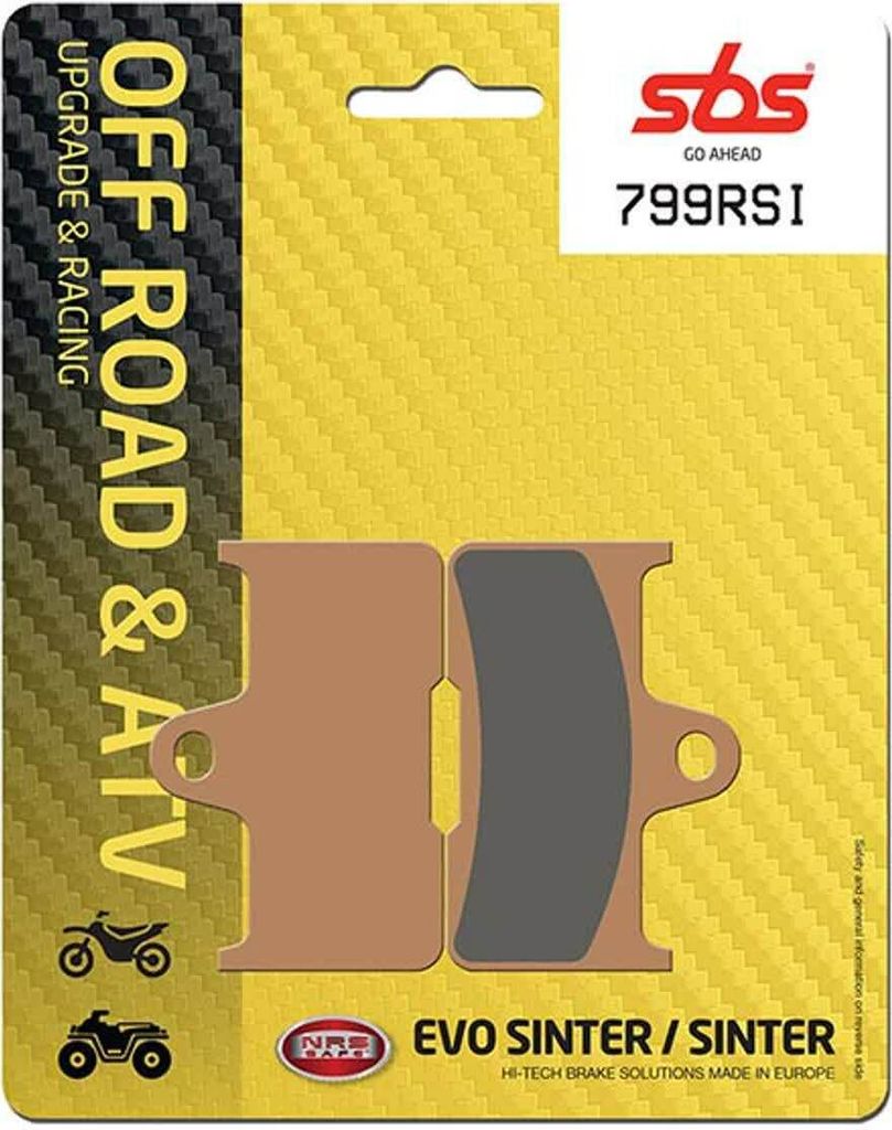 Bremsbelag SBS 799RSI (Satz pro Scheibe) Offroad Racing Sinter