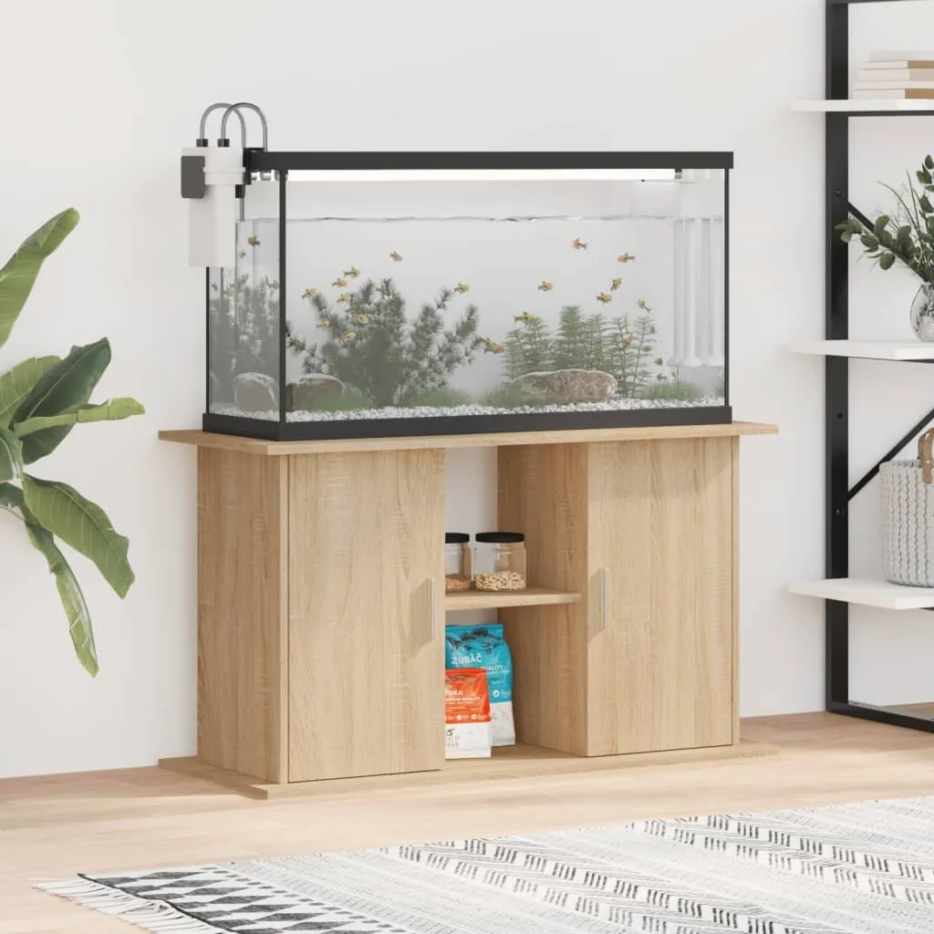 Supporto Acquario 101x41x58 cm Rovere Sonoma - Mobile Robusto vidaXL - 12