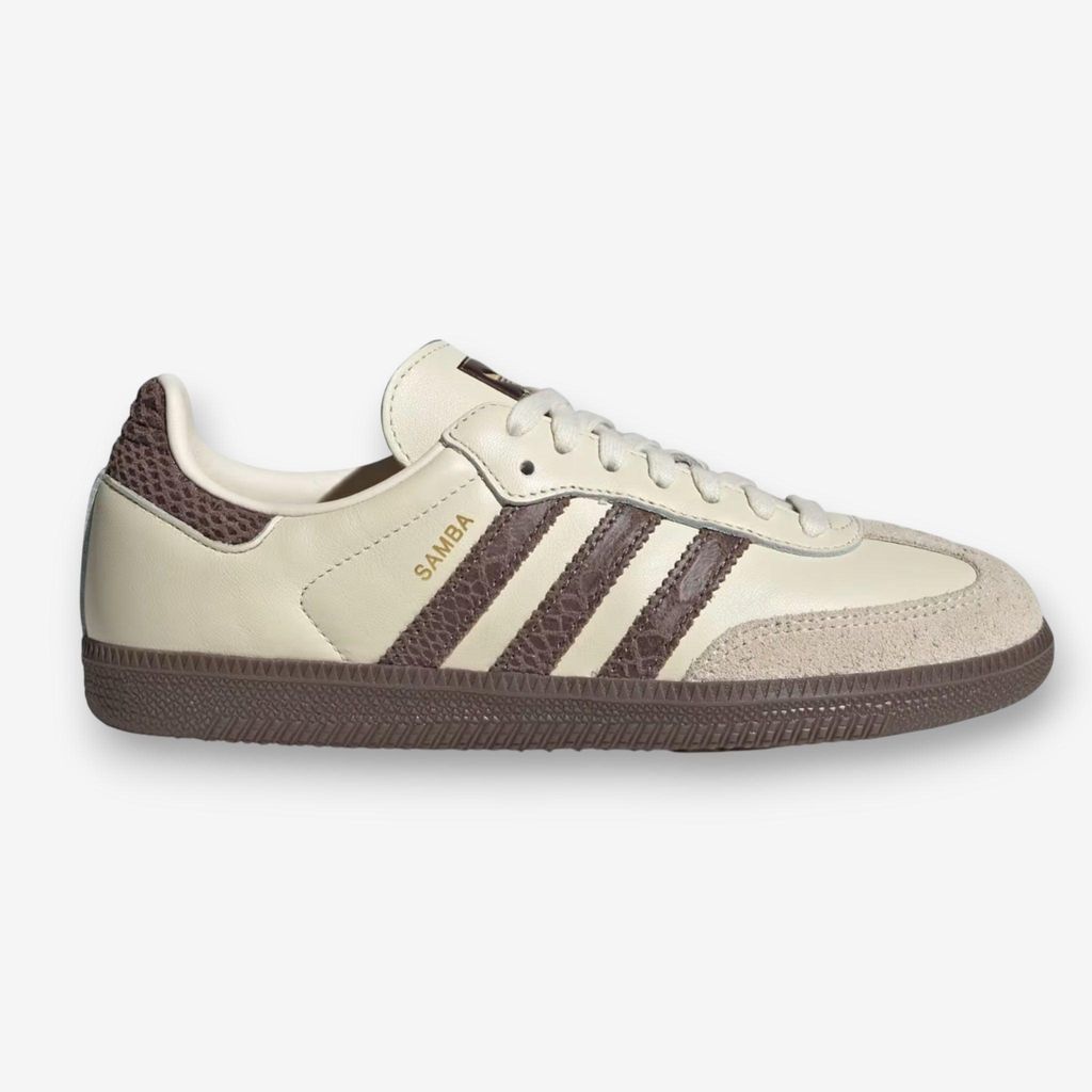 Adidas Samba OG Cream Earth Strata Maroon (Women's) Produktbild 