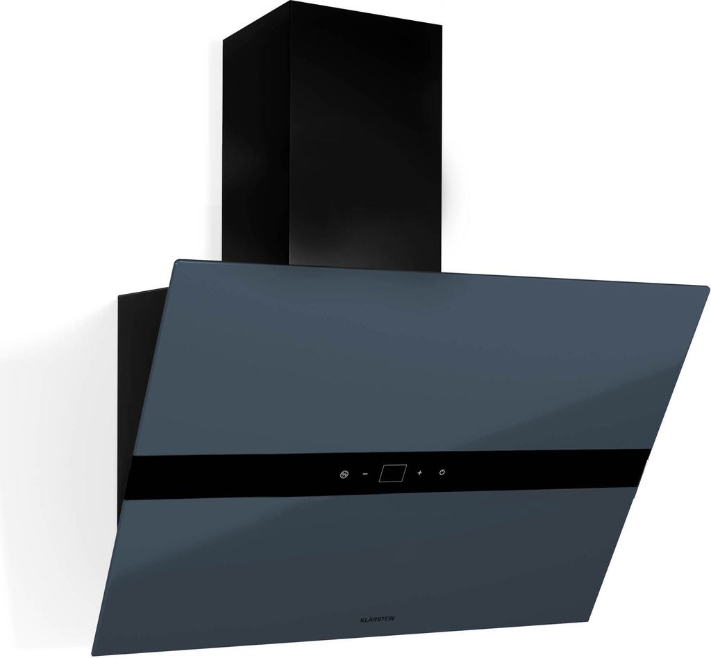 Klarstein WiFusion Dunstabzugshaube - 60 cm Abzugshaube, WLAN-Steuerung, 680 m³/h Luftstrom, A++ , LED-Beleuchtung, Touch-Bedienfeld, Schwarz, Abl...