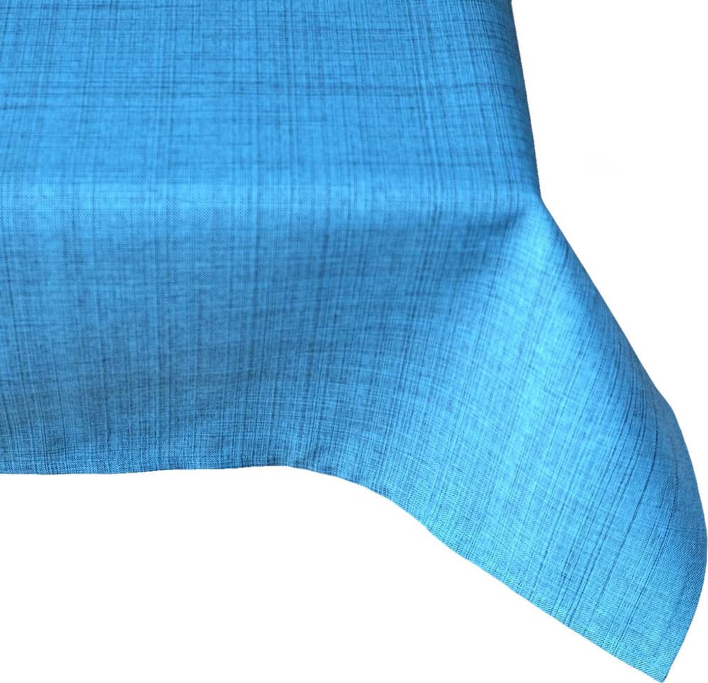 Outdoor Garten-Tischdecke türkis rechteckig 130x160 cm abwaschbar