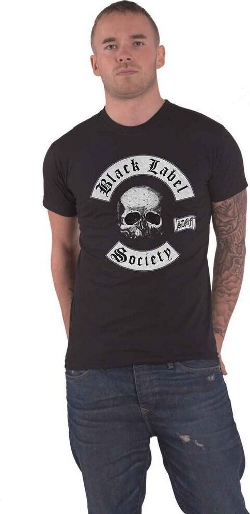 Black Label Society - T-Shirt für Herren/Damen Uni RO4304 (XL) (Schwarz/Weiß)