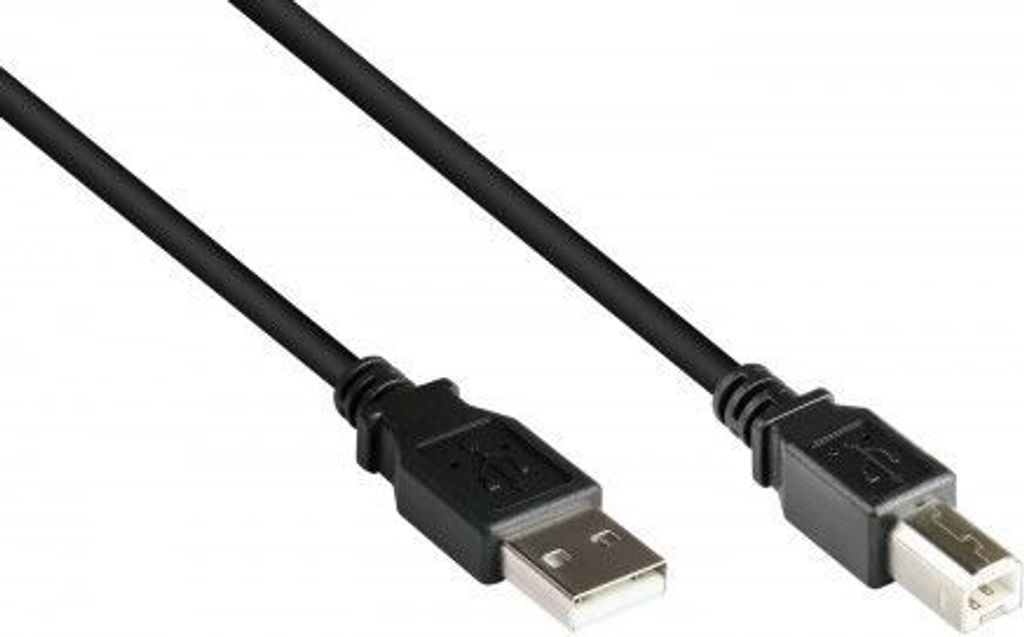 Good Connections USB2.0 Kabel A-B schw. 0,5m