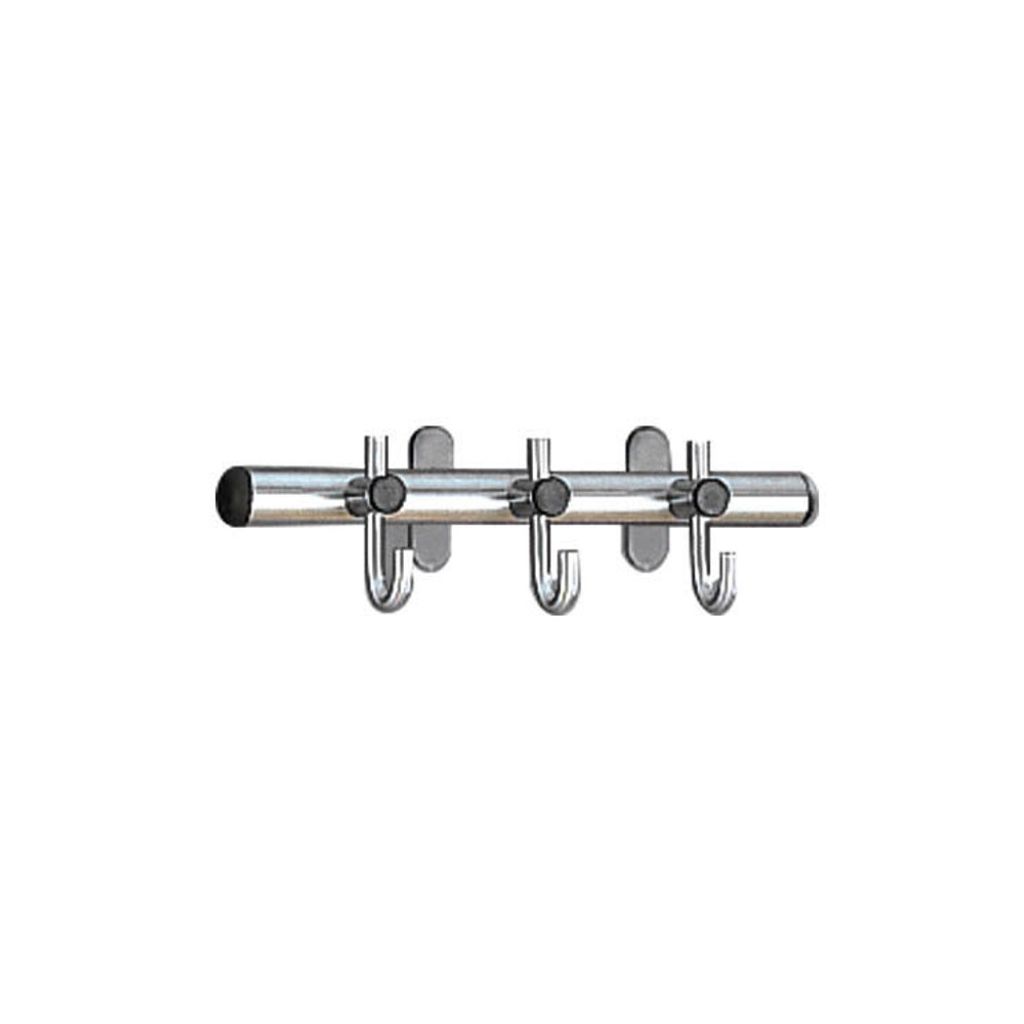 Kerkmann Wandgarderobe Arte 32687981 silber Metall 3 Haken Produktbild 
