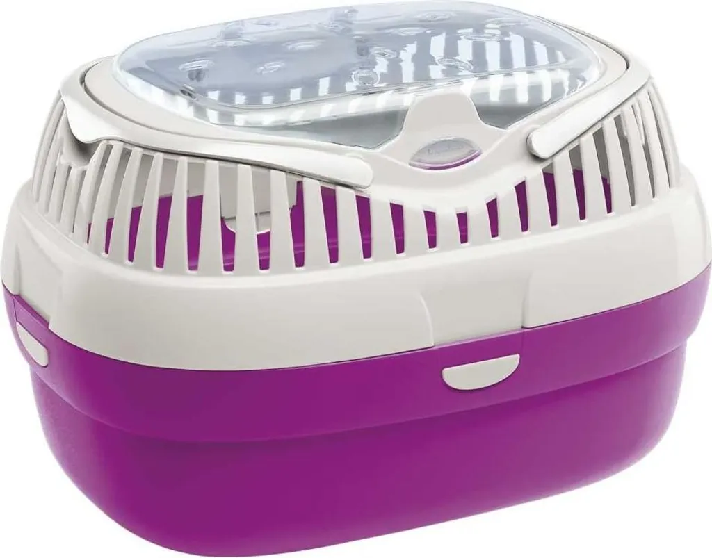 Caisse de transport Aladino Large Fuchsia pour rongeurs et petits chats