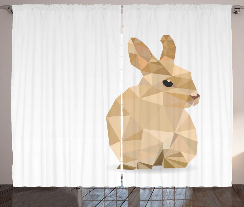 Tenda Abakuhaus Zodiaco Cinese Coniglio 280x225 cm SBrown Beige