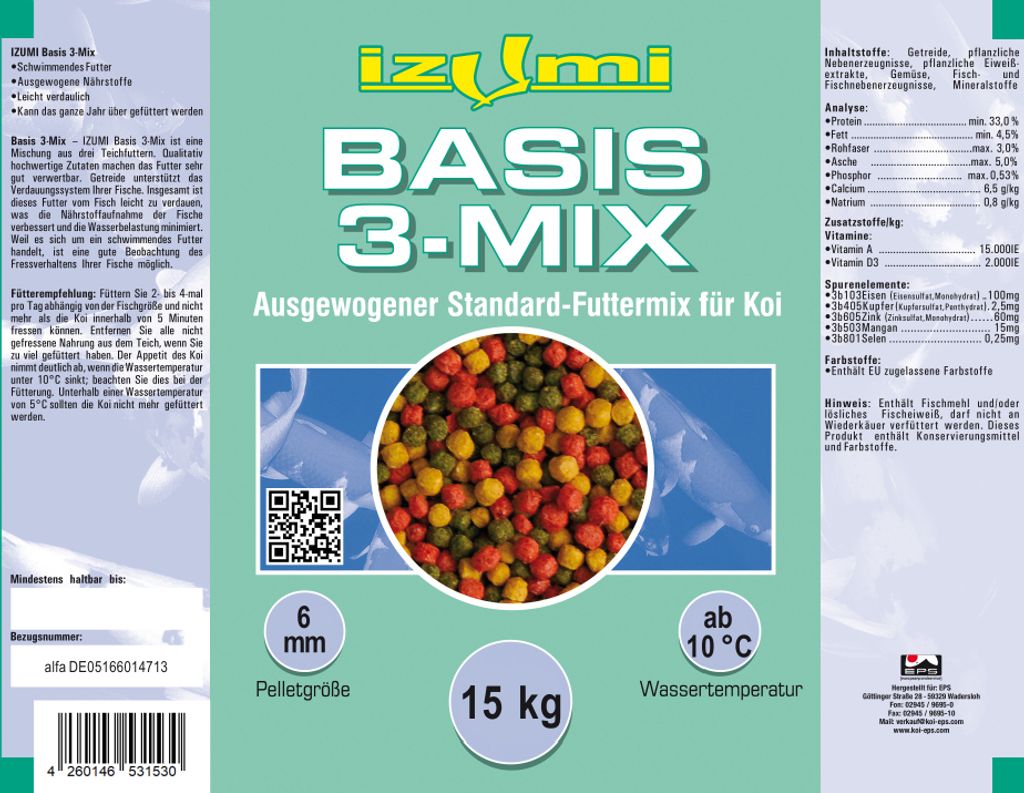 Izumi Basis 3-Mix 6 mm 15 kg