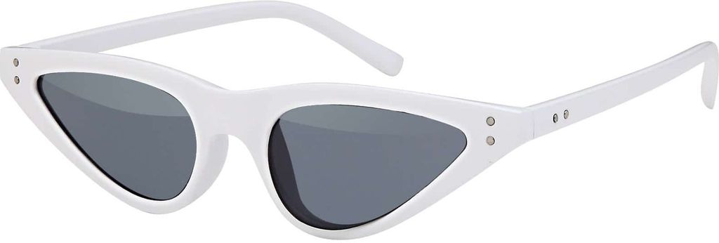 Damen Sonnenbrille Designer UVCE Protection Modern Urlaub Sommer Strand 30487 Weiß