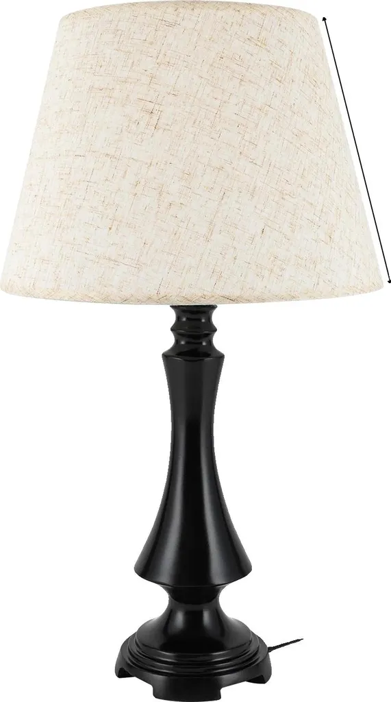 Lampe de chevet blanche élégante - Luminaire d'appoint pour la chambre