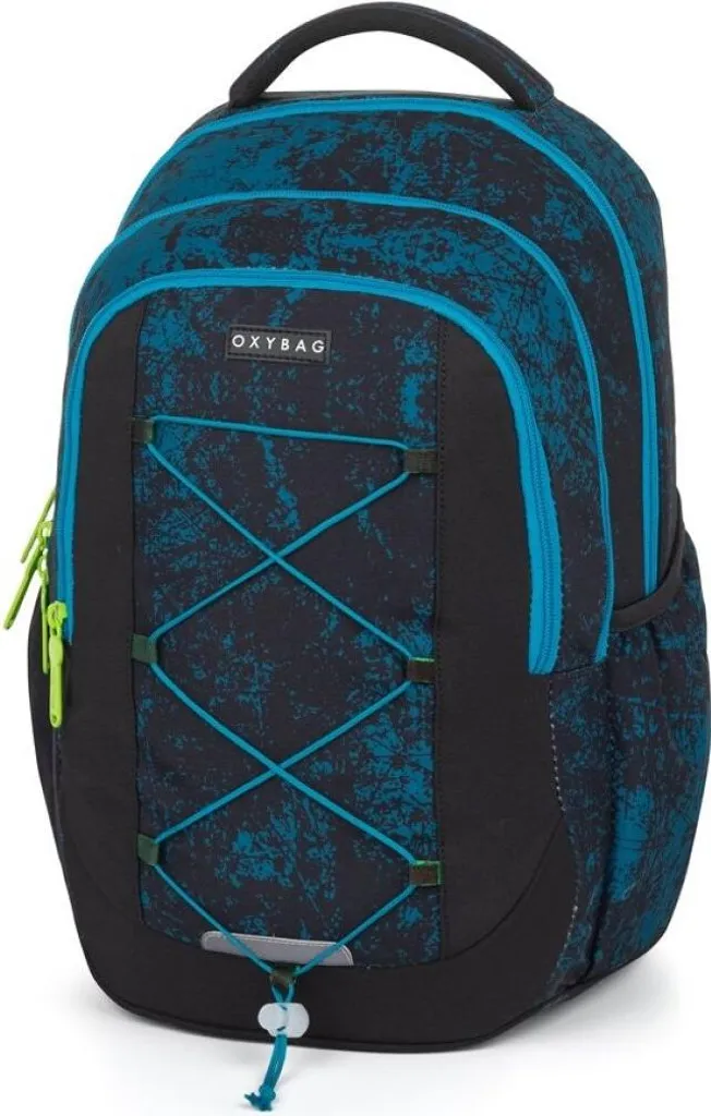 Sac à dos de cours OXYBAG style Grunge pour ranger les cahiers A4