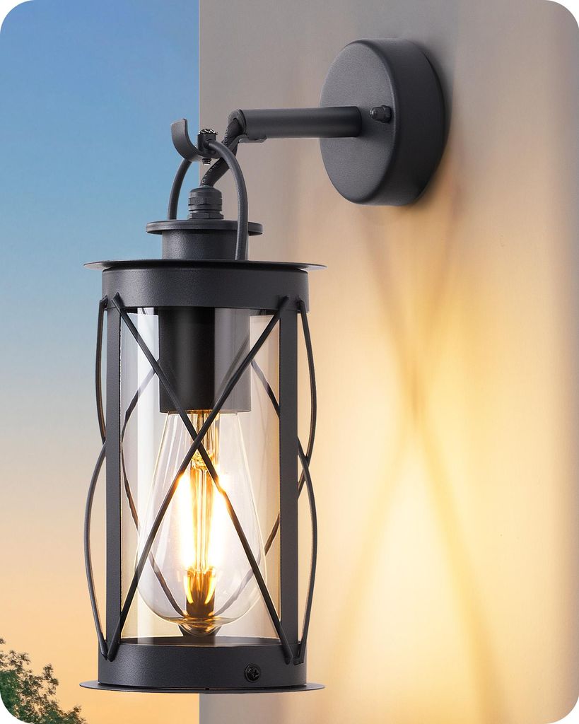 EDISHINE Wandlampe  Außen/Innen, Wandleuchte mit Produktbild 