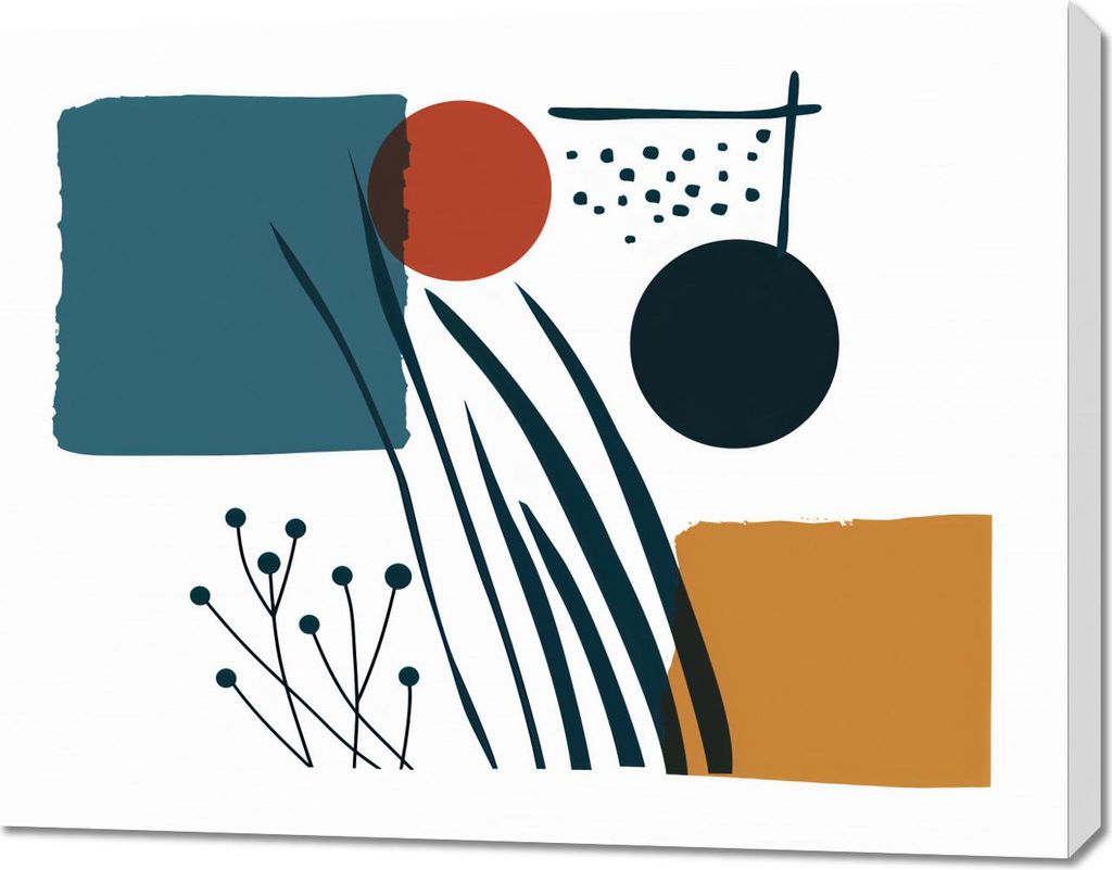 Bild 90x70cm Zeichnung über den Inhalt