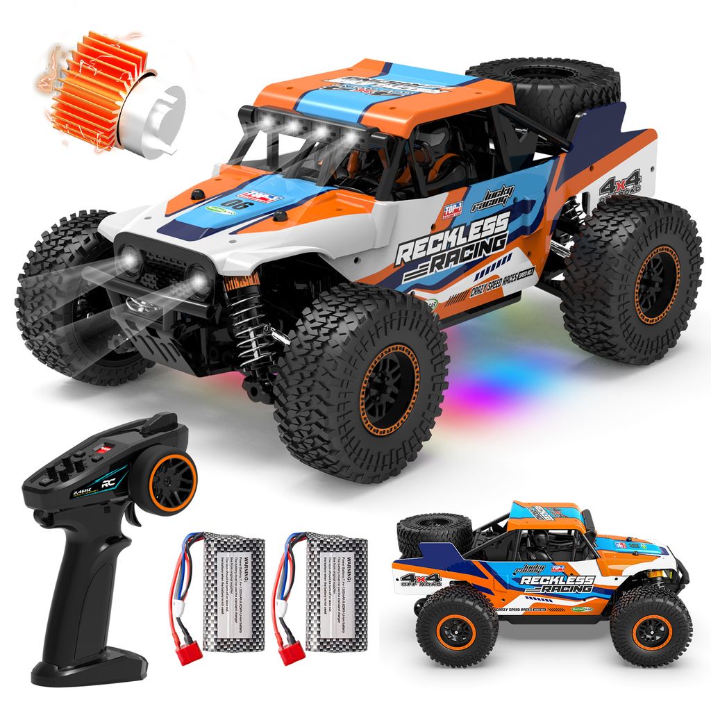 RC-Auto Ferngesteuertes Auto mit 7 Farben Lichtern, 32KM/H Produktbild 