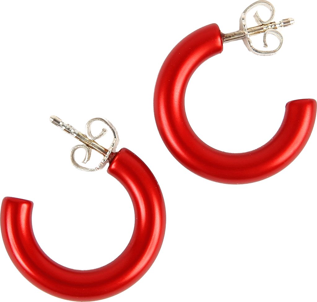 DeMarie Ohrringe Metall 2,0cm rot ohne 144010013