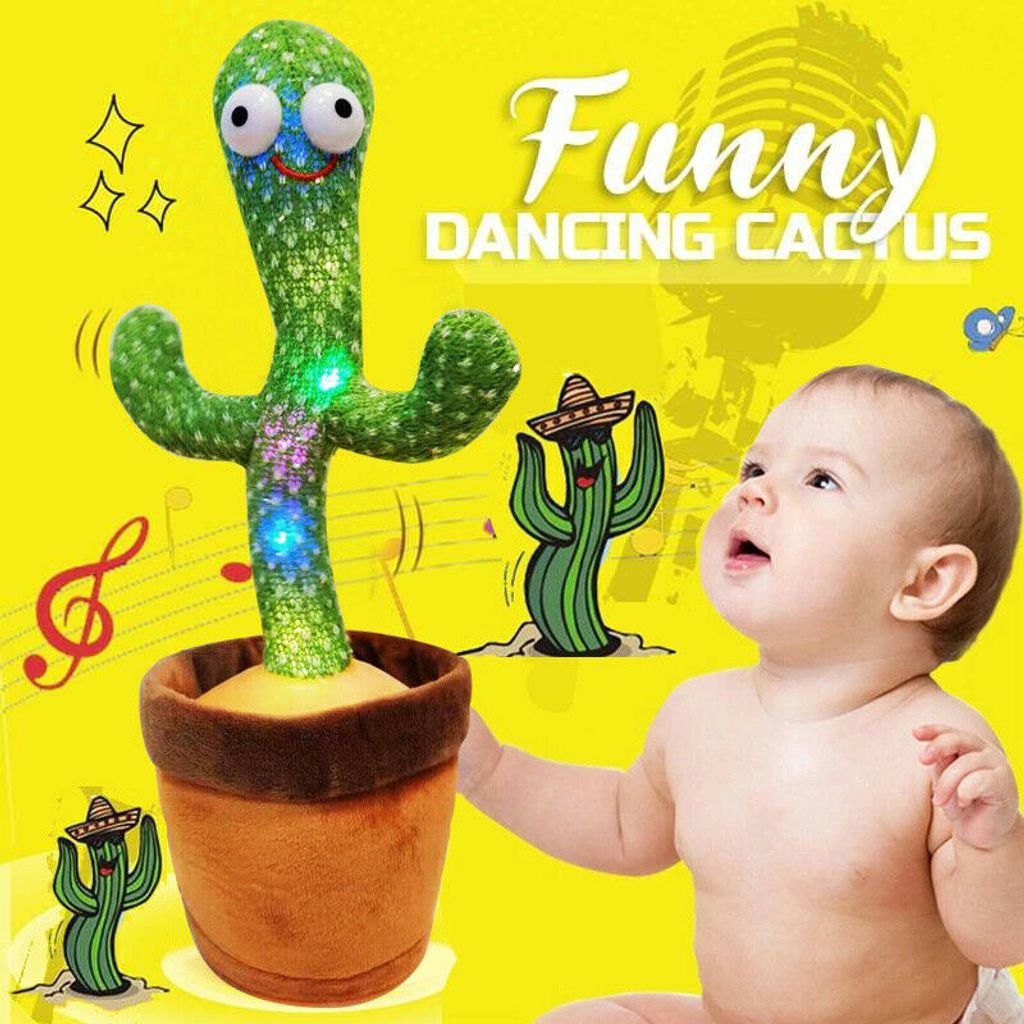 Tanzender Kaktus Plüschtiere Wiggling Shake 120 Songs Dancing Cactus Plush Toy 
