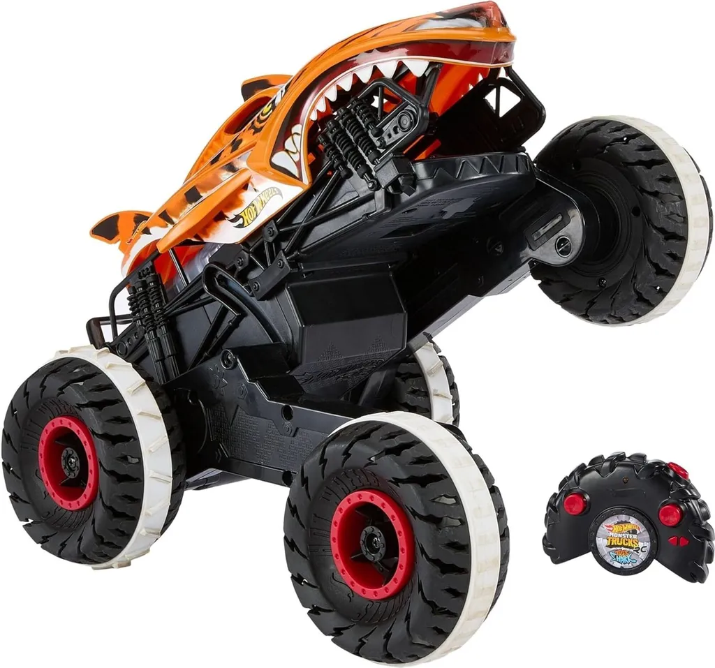 Monster Truck Télécommandé Tiger Shark 1:15 Idéal pour Jeu Extérieur - 16