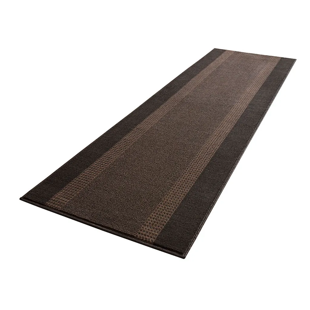 Tapis résistant marron profond 80x350 Hanse Home - Finition premium