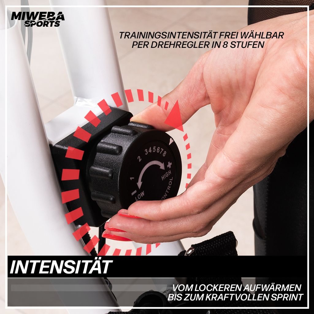 Heimtrainer MX100 | X-Bike Fitnessbike - Sport Fahrrad Produktbild 7