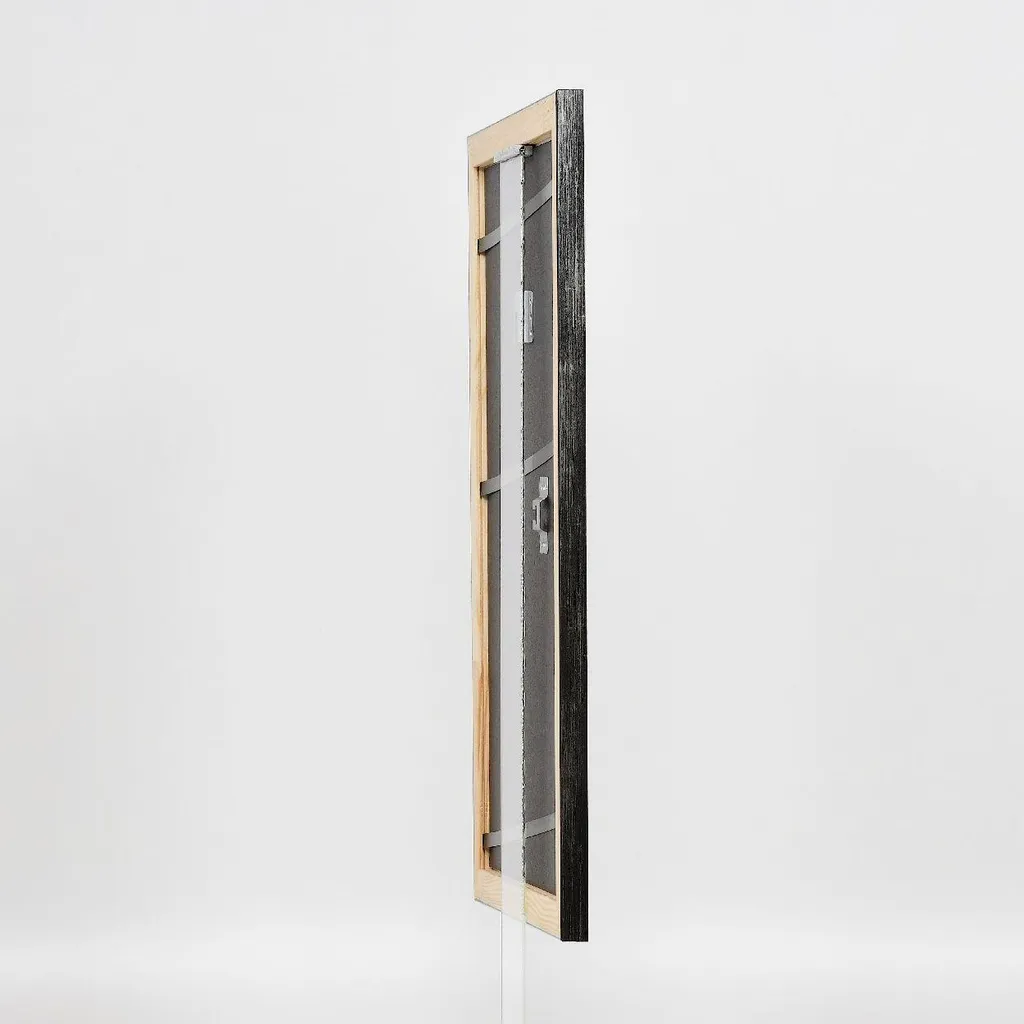 Cornice Argento 10,5x14,8 cm Legno Effect con Vetro Anti-Riflesso - 8