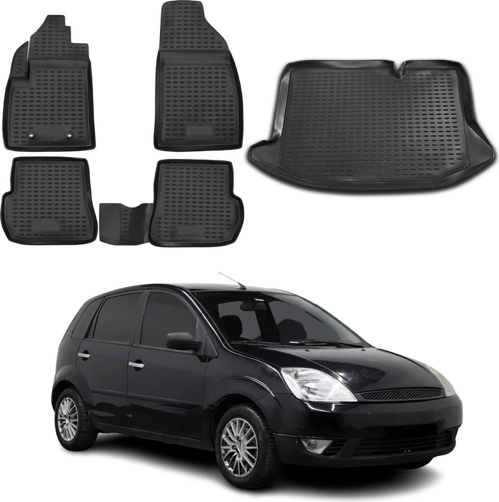 Set di tappetini e fodere per il bagagliaio per Ford Fiesta Immagine del prodotto 