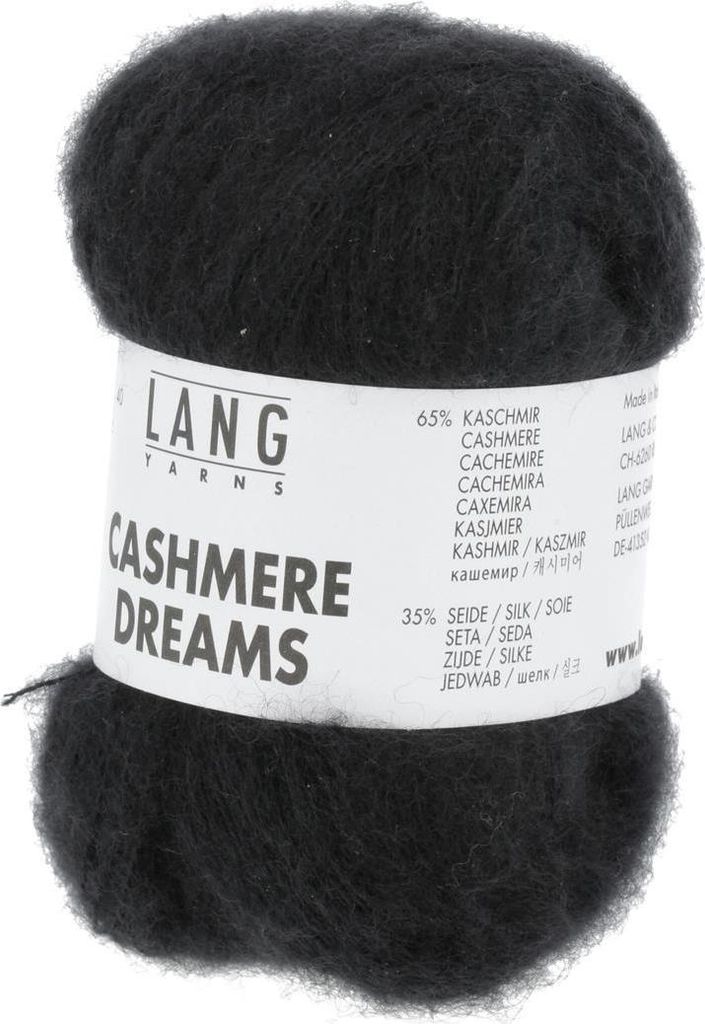 Lang Yarns - Cashmere Dreams 0004 schwarz