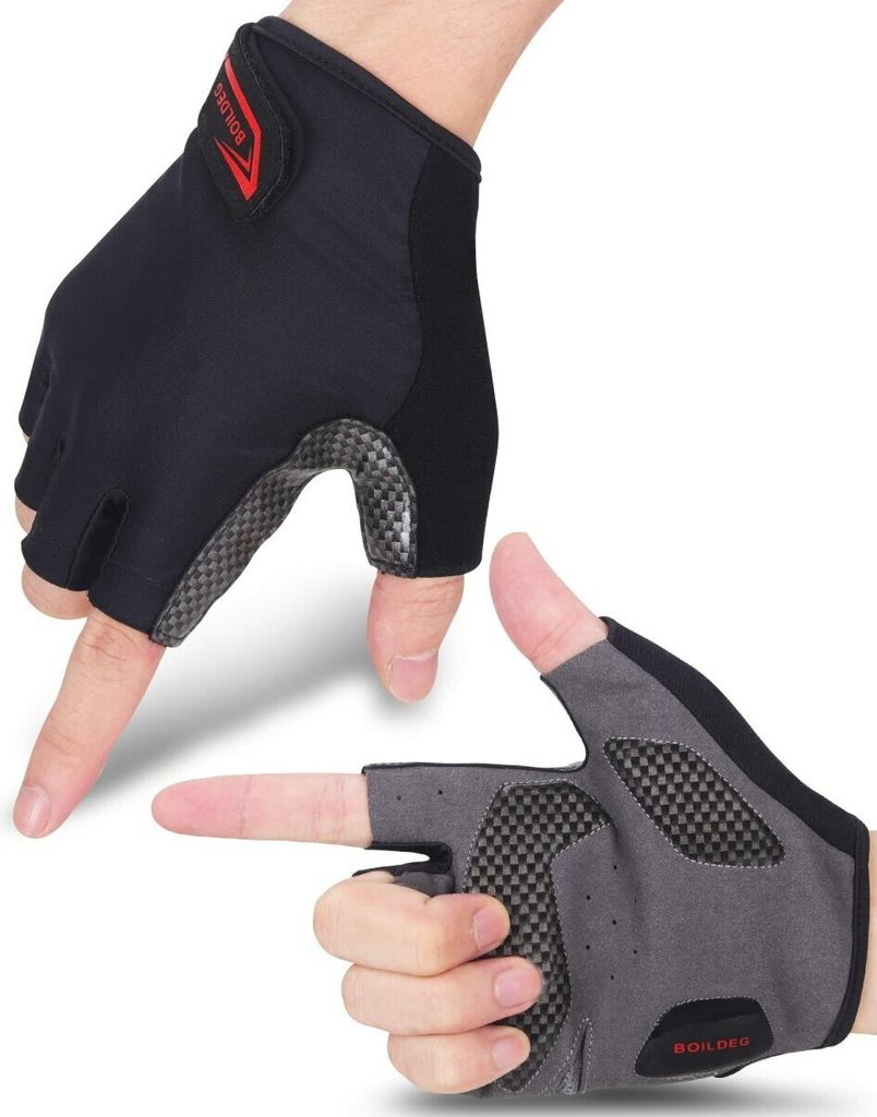 Atmungsaktive Fahrradhandschuhe mit Halbfinger – Komfort und Stil für Ihr Radabenteuer L
