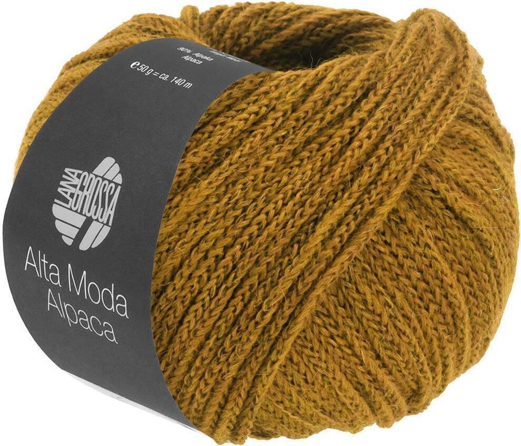Lana Grossa - Alta Moda Alpaca 0096 senfgelb