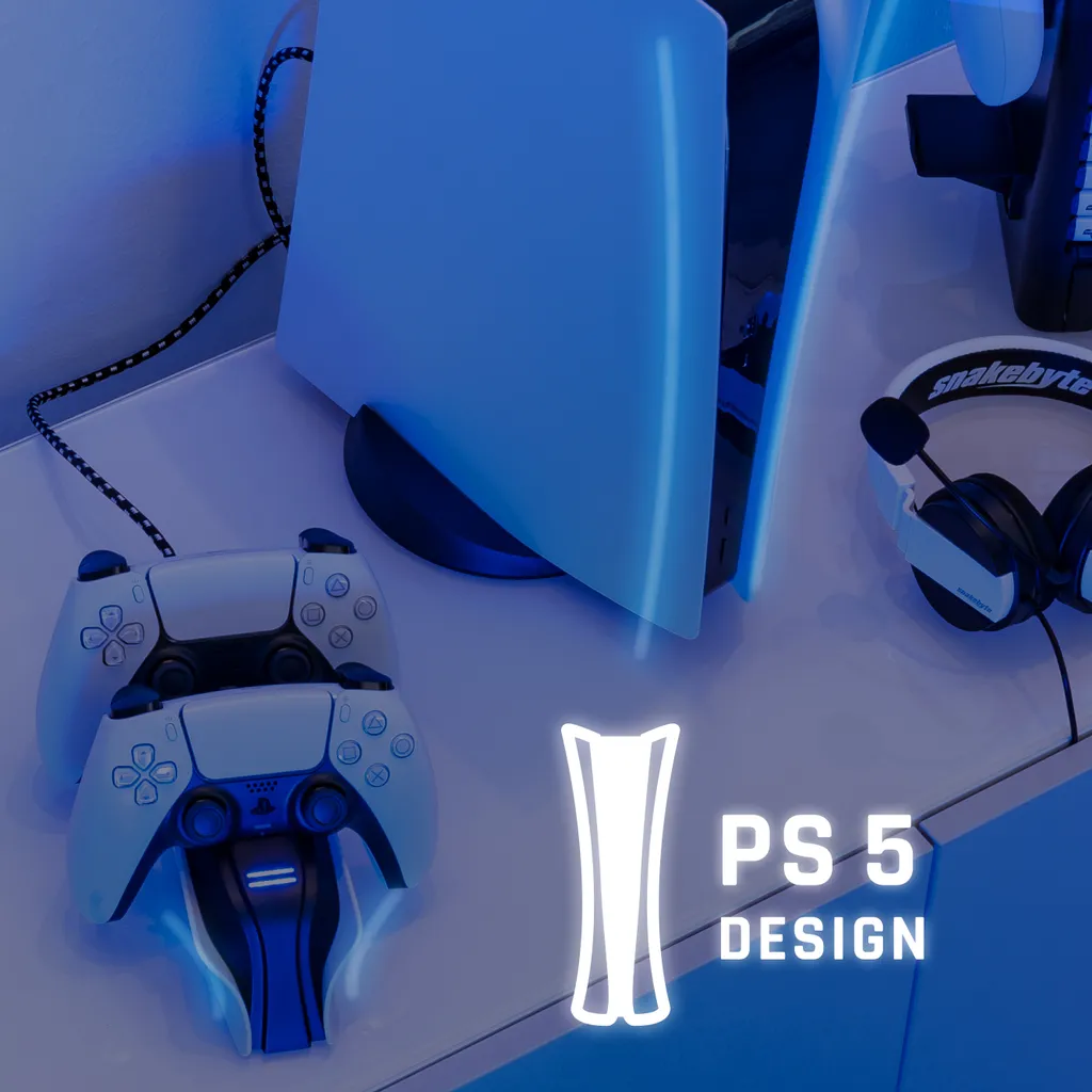Socle de charge Snakebyte TWIN:CHARGE 5 blanc pour manettes PS5 - 14