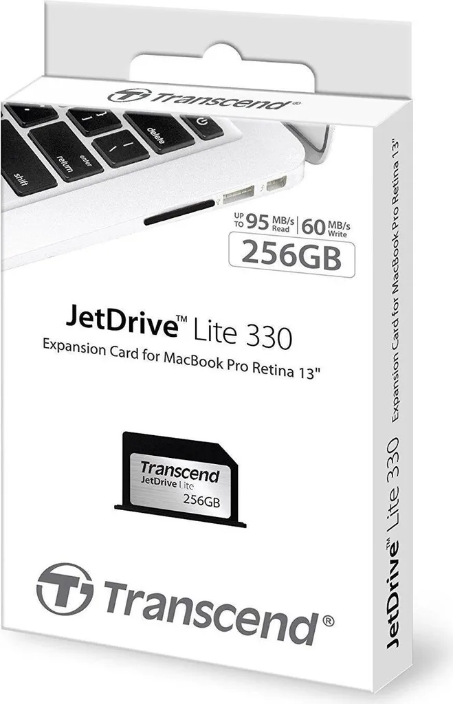 Transcend JetDrive Lite 330 carte d'extension 256 Go pour MacBook Pro